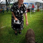Eleanor Roosevelt (Patty Cooper) at the 2010 New Deal Festival